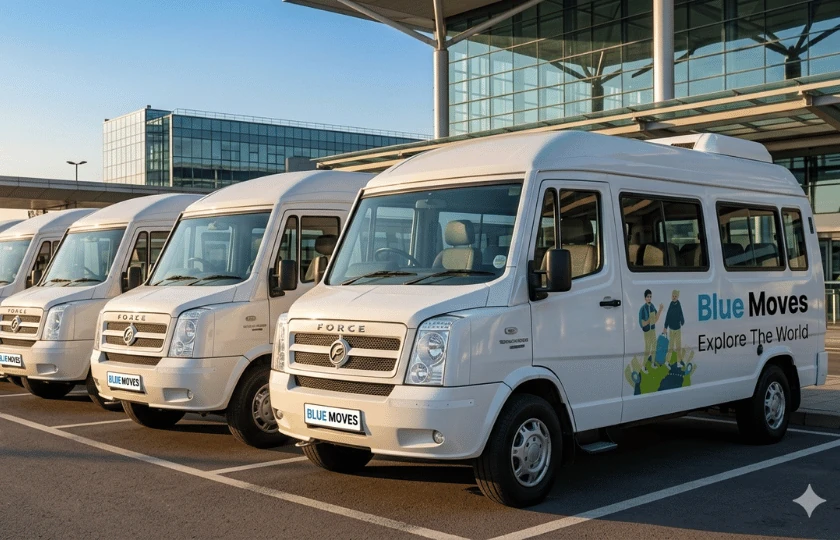 Tempo Traveller Blue Moves